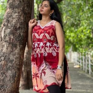 Charming Short Printed Kurti - Everyday Style - Image 3